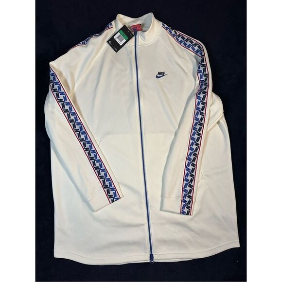 NWT Nike Zip Up Track Jacket Taped Poly Sz XL MSRP $90 H1 AJ2681 133 - Picture 1 of 14